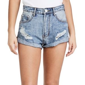One Teaspoon Venice Bandits Denim Shorts